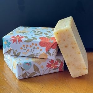 Orange + Ginger Bar Soaps ( 3 bars, 4 oz each)